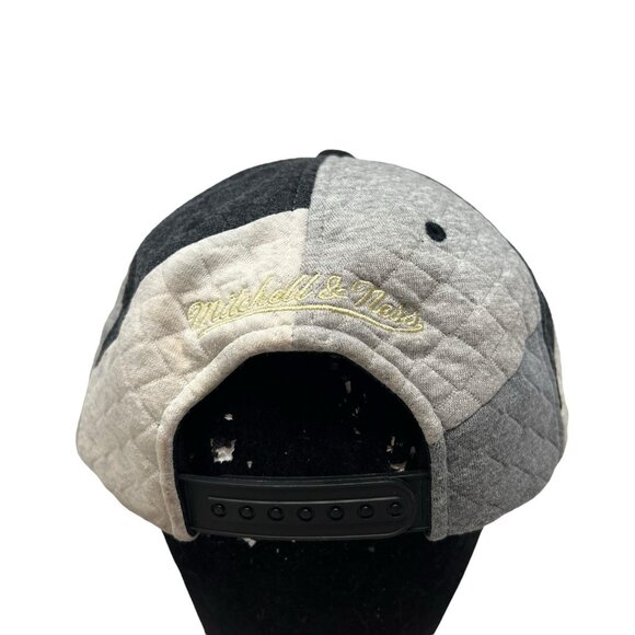 Pittsburgh Penguins Mitchell & Ness Rare Patchwork Snapback Hat Cap Hockey NHL - Picture 5 of 11